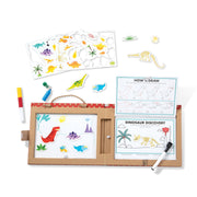 Natural Play: Play, Draw, Create Reusable Drawing & Magnet Kit – Dinosaurs Z5