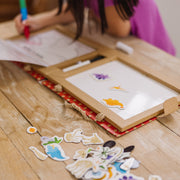 Natural Play: Play, Draw, Create Reusable Drawing & Magnet Kit – Dinosaurs Z5