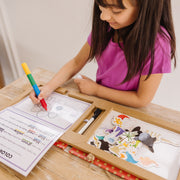 Natural Play: Play, Draw, Create Reusable Drawing & Magnet Kit – Dinosaurs Z5