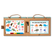 Natural Play: Play, Draw, Create Reusable Drawing & Magnet Kit – Ocean A2