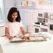 Natural Play: Play, Draw, Create Reusable Drawing & Magnet Kit – Ocean A2