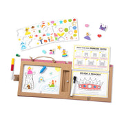 Natural Play: Play, Draw, Create Reusable Drawing & Magnet Kit – Princesses I1