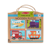 Natural Play Wooden Puzzle: Ready, Set, Go Z3