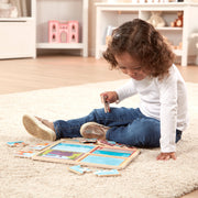 Natural Play Wooden Puzzle: Ready, Set, Go Z3