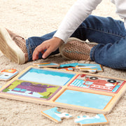 Natural Play Wooden Puzzle: Ready, Set, Go Z3