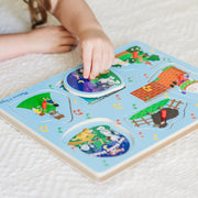 Nursery Rhymes 2 Sound Puzzle - 6 PIeces J6