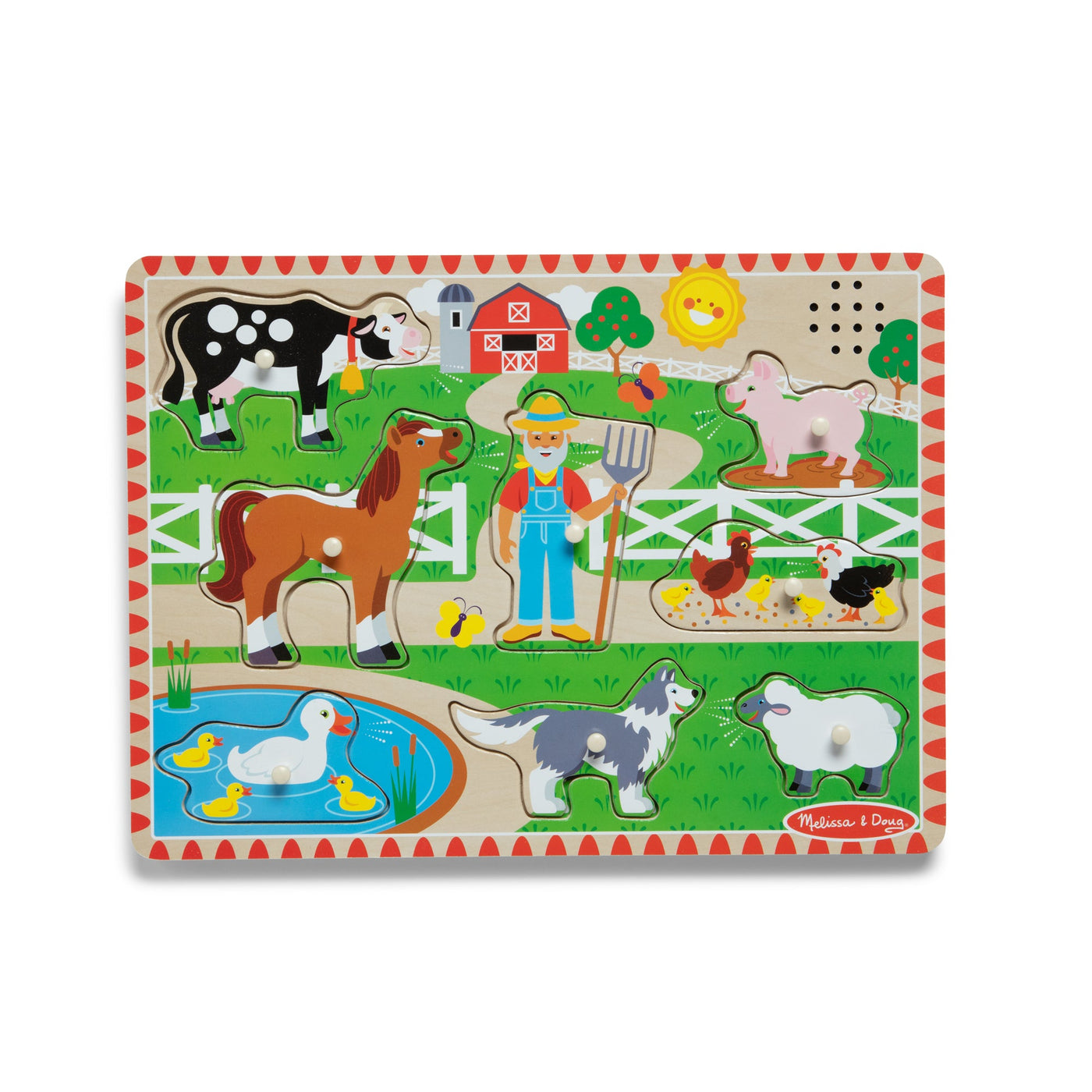 Old MacDonald's Farm Song Puzzle - 8 Pieces P0