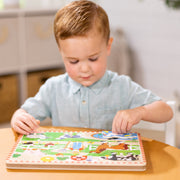Old MacDonald's Farm Song Puzzle - 8 Pieces P0