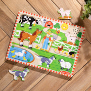 Old MacDonald's Farm Song Puzzle - 8 Pieces P0
