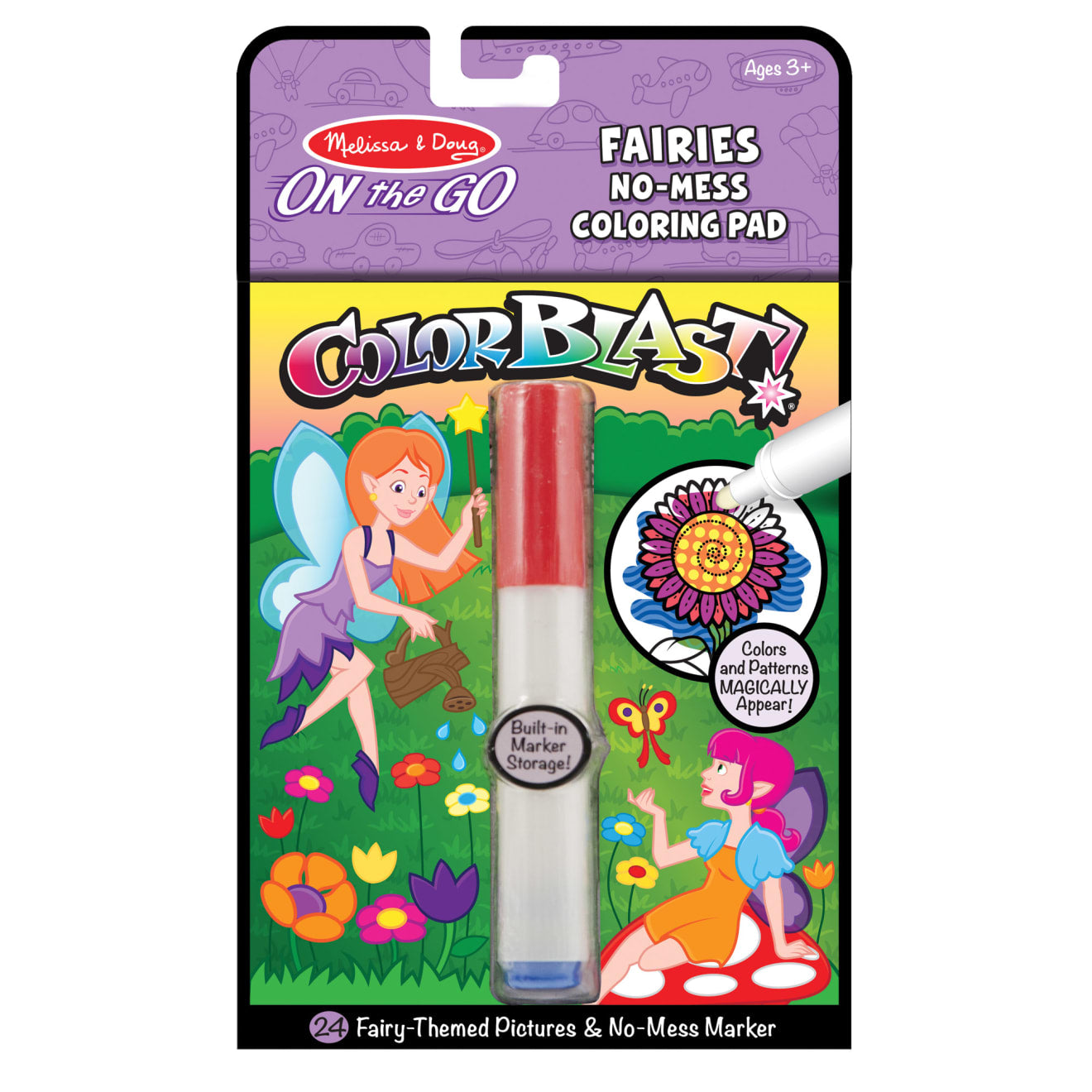On the Go ColorBlast No-Mess Coloring Pad - Fairies F2