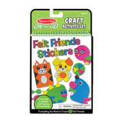 On-the-Go Felt Friends Stickers Craft Activity Set M7