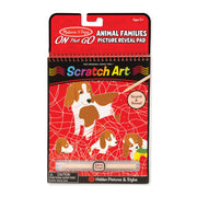 On the Go Scratch Art Color Reveal Pad - Animal Families H8