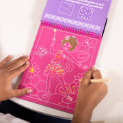 On the Go Scratch Art Color Reveal Pad - Fairy Tales P0