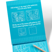 On the Go Scratch Art Color-Reveal Pad -  Sea Life A6