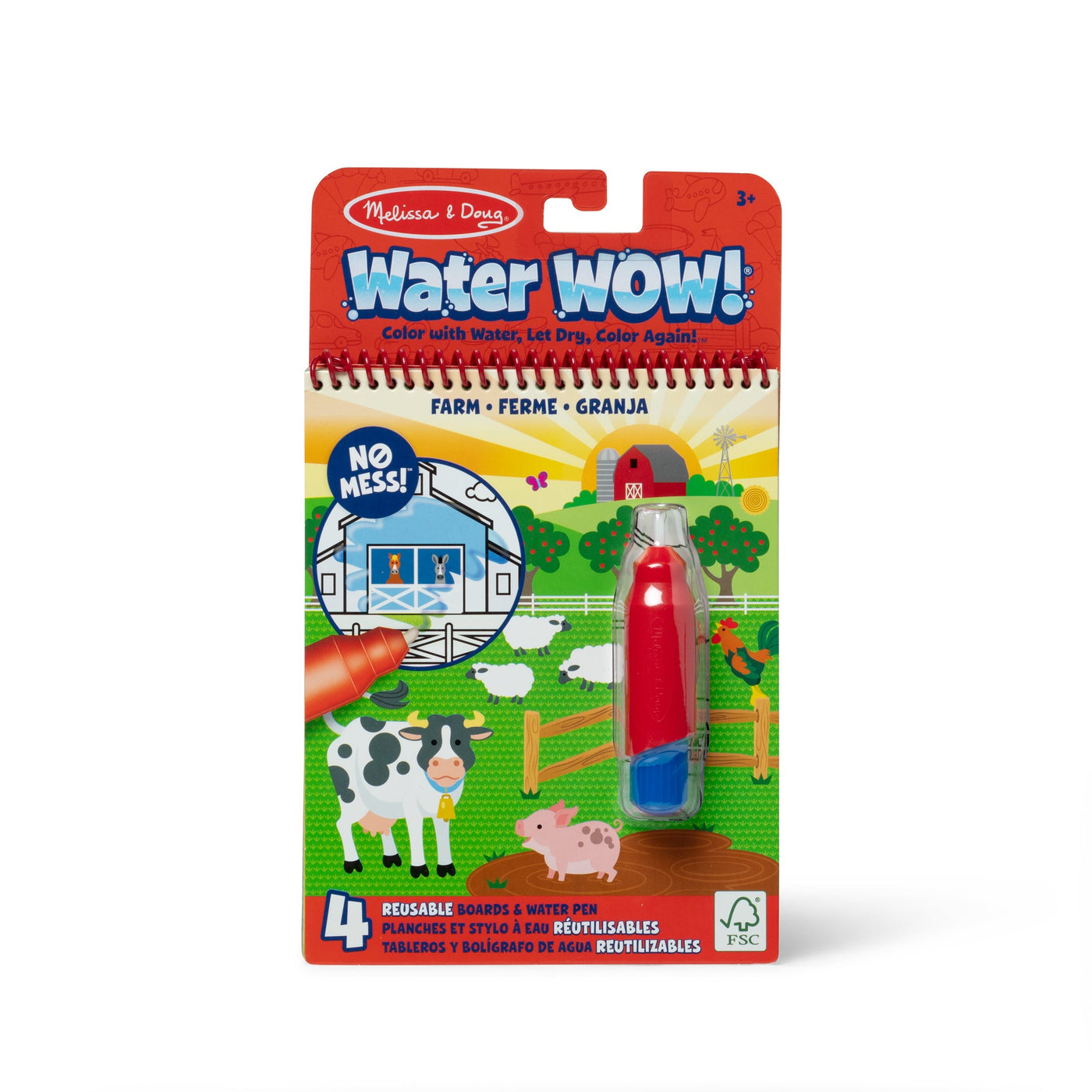 On the Go Water WOW! Color Reveal Pad - Farm N3