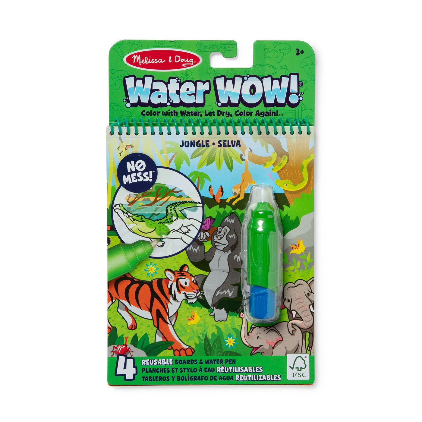 On the Go Water Wow! Water-Reveal Pad – Jungle Z9