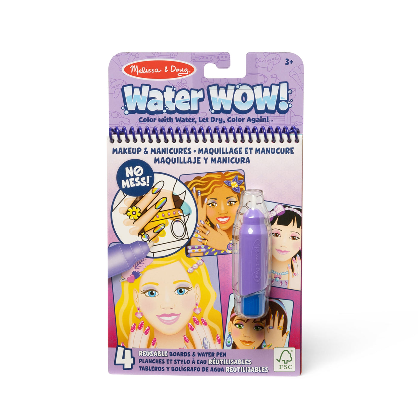 On the Go Water Wow! Water-Reveal Pad - Makeup & Manicures G4