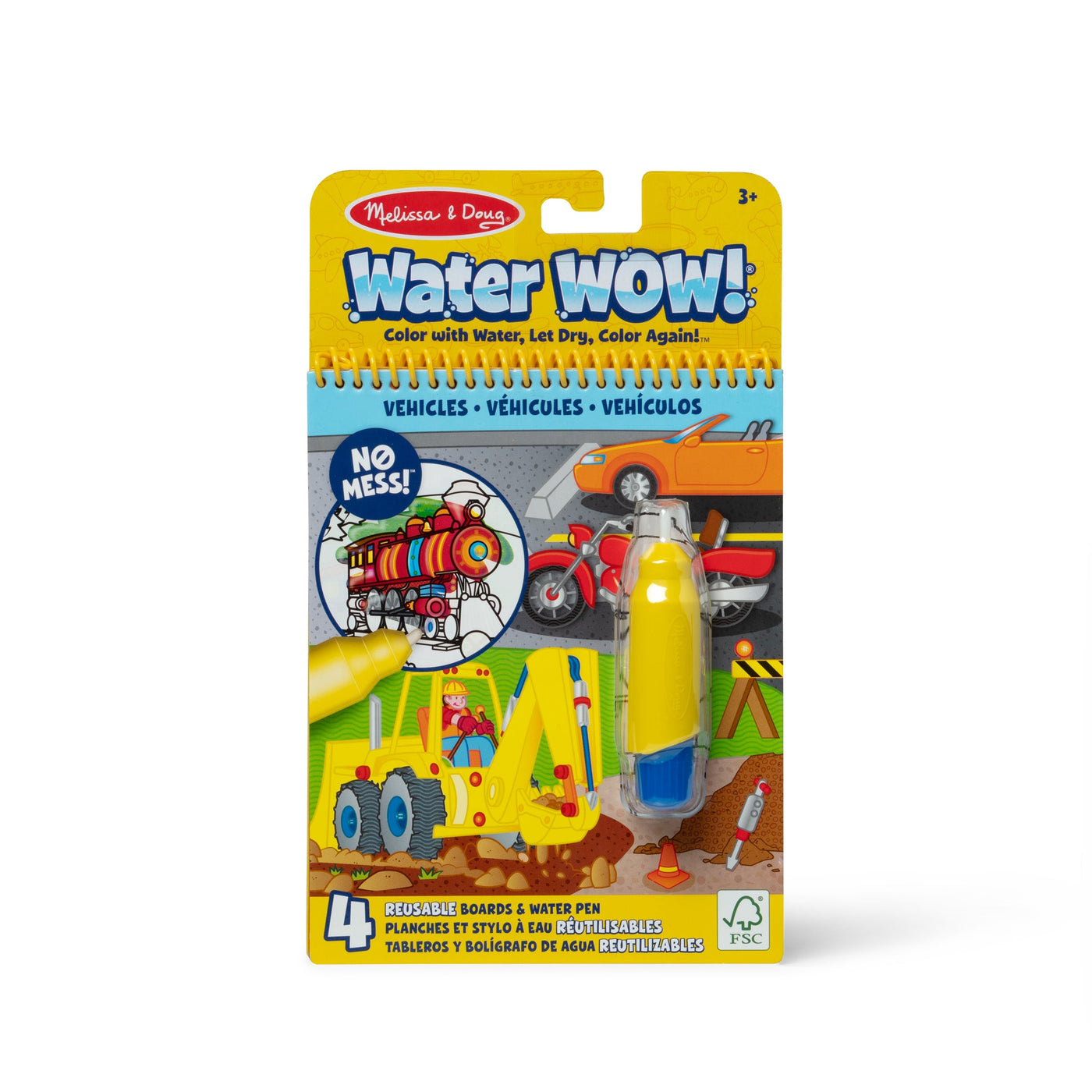 On the Go™ Water WOW!® Water Reveal Pad – Vehicles V0