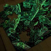 Outer Space Glow-in-the-Dark Floor Puzzle – 48 Pieces G9