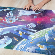 Outer Space Glow-in-the-Dark Floor Puzzle – 48 Pieces G9