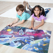 Outer Space Glow-in-the-Dark Floor Puzzle – 48 Pieces S7