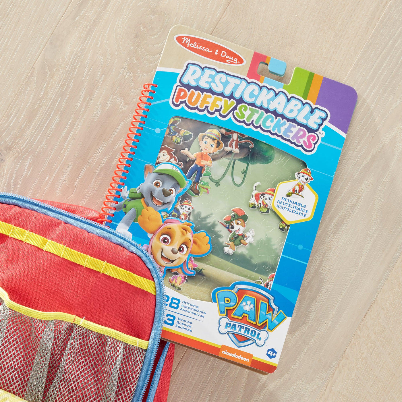 PAW Patrol Restickable Puffy Stickers - Jungle K4