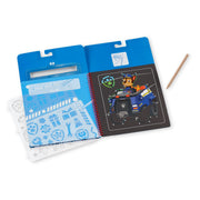 PAW Patrol Scratch Art Pad - Chase W0