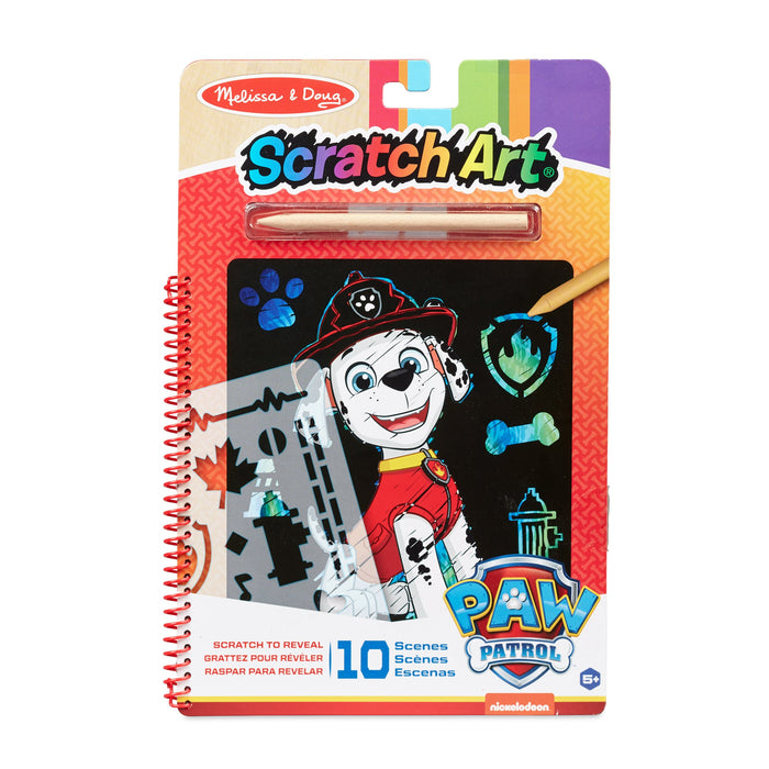 PAW Patrol Scratch Art Pad - Marshall S9