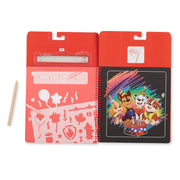 PAW Patrol Scratch Art Pad - Marshall S9