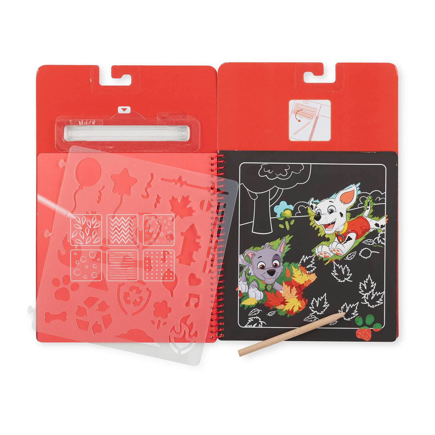 PAW Patrol Scratch Art Pad - Marshall S9