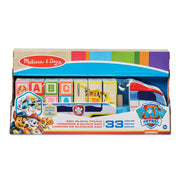 PAW Patrol Wooden ABC Block Truck B7