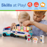 PAW Patrol Wooden ABC Block Truck B7
