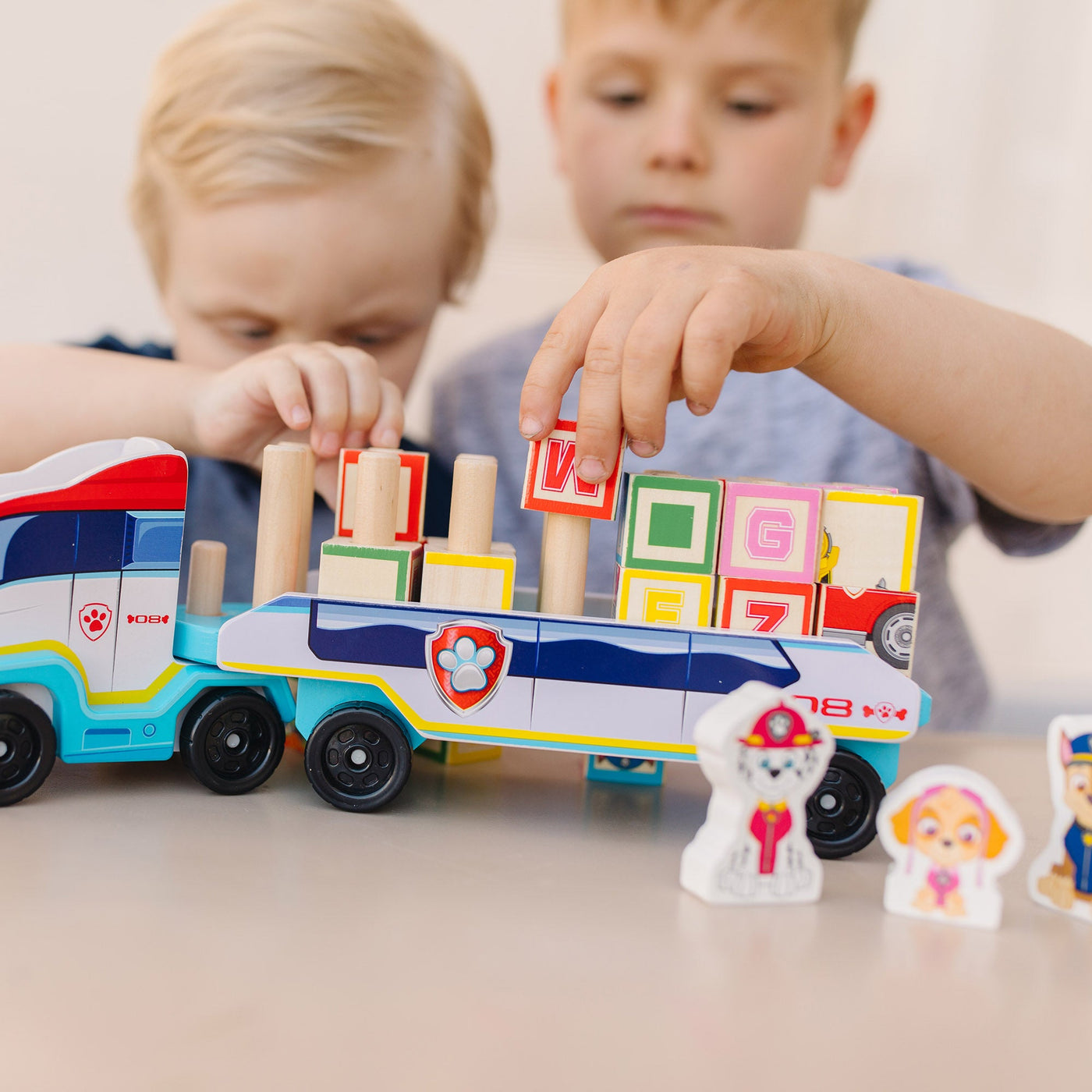 PAW Patrol Wooden ABC Block Truck W2