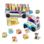 PAW Patrol Wooden ABC Block Truck W2
