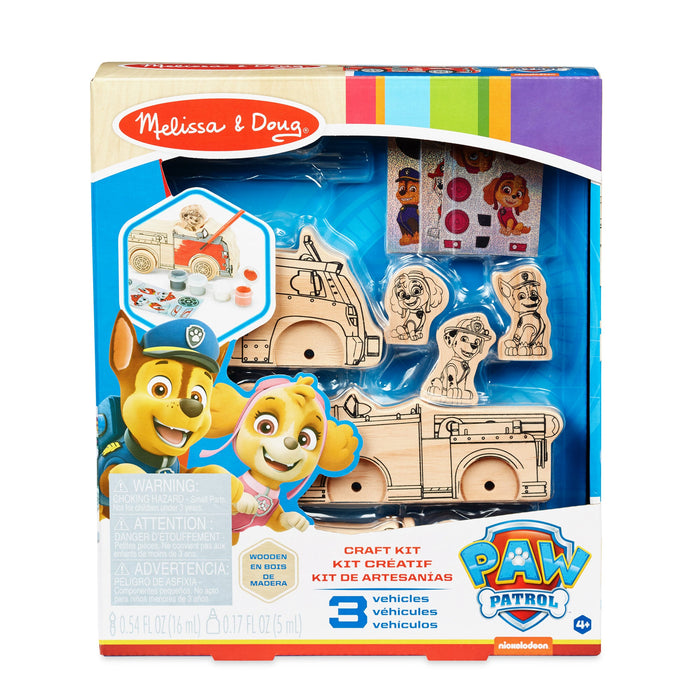 PAW Patrol Wooden Craft Kit - Vehicles X4