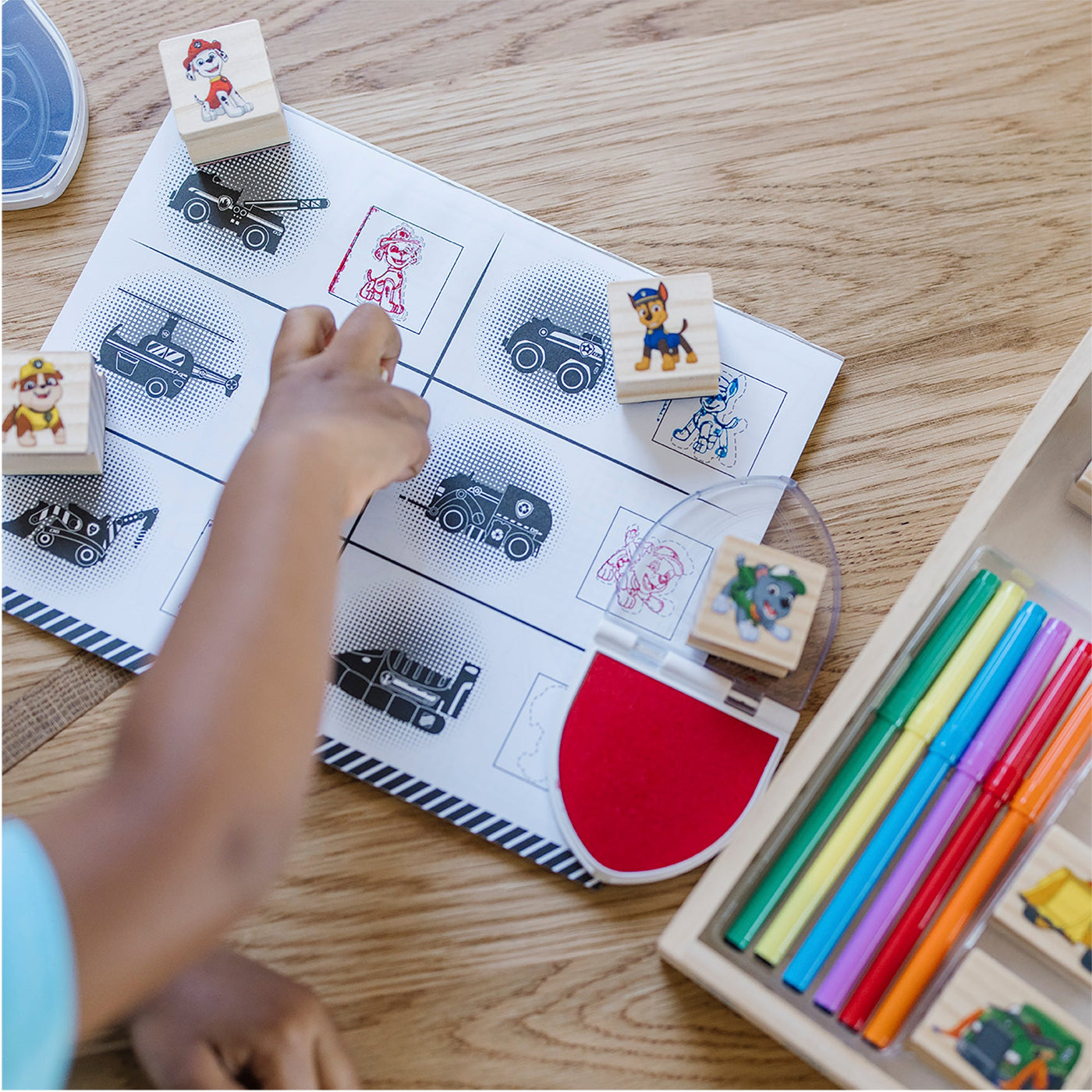 PAW Patrol Wooden Stamps Activity Set A9