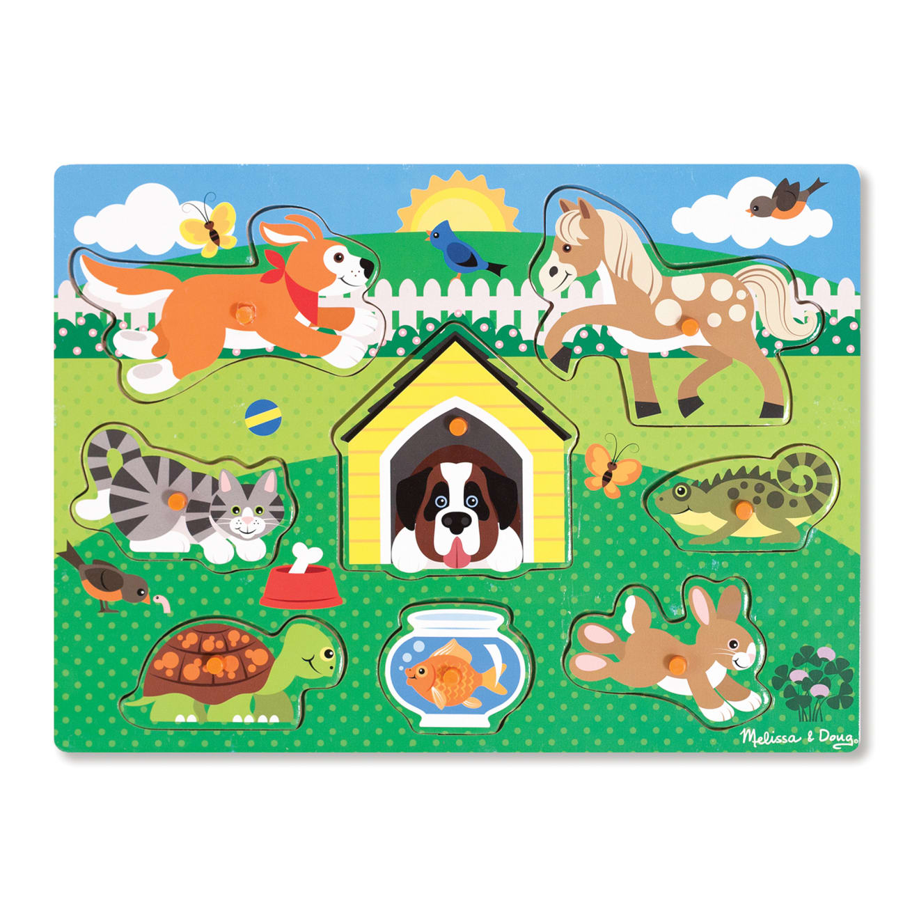 Pets Peg Puzzle - 8 Pieces Y9