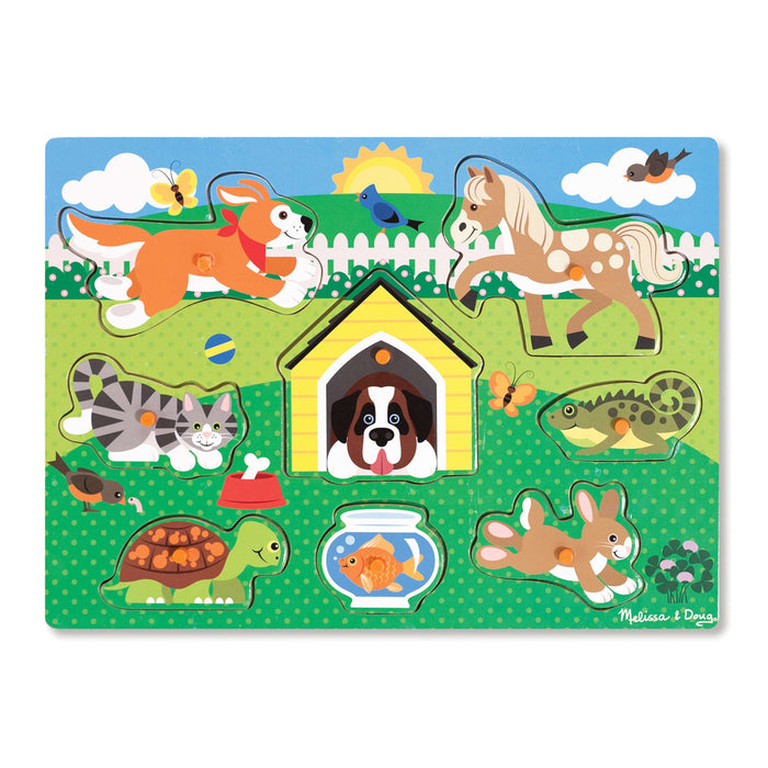 Pets Peg Puzzle - 8 Pieces Y9