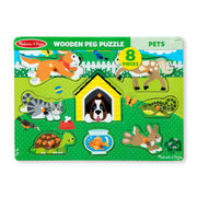 Pets Peg Puzzle - 8 Pieces Y9