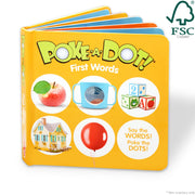 Poke-a-Dot: First Words Board Book P1