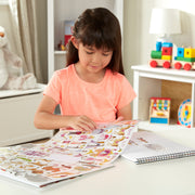 Princess, Fairy, Animals & More Coloring and Sticker Pad Bundle H4