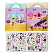 Puffy Sticker Activity Book - Day of Glamour K4