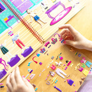 Puffy Sticker Activity Book - Day of Glamour K4