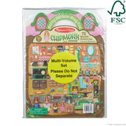 Puffy Sticker Play Set 3-Pack: On the Farm, Safari, Chipmunk House C5