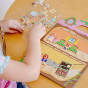 Puffy Sticker Play Set 3-Pack: On the Farm, Safari, Chipmunk House C5