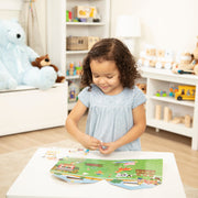 Puffy Sticker Play Set 3-Pack: On the Farm, Safari, Chipmunk House C5