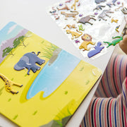 Puffy Sticker Play Set 3-Pack: Safari, Dinosaur, Ocean E8