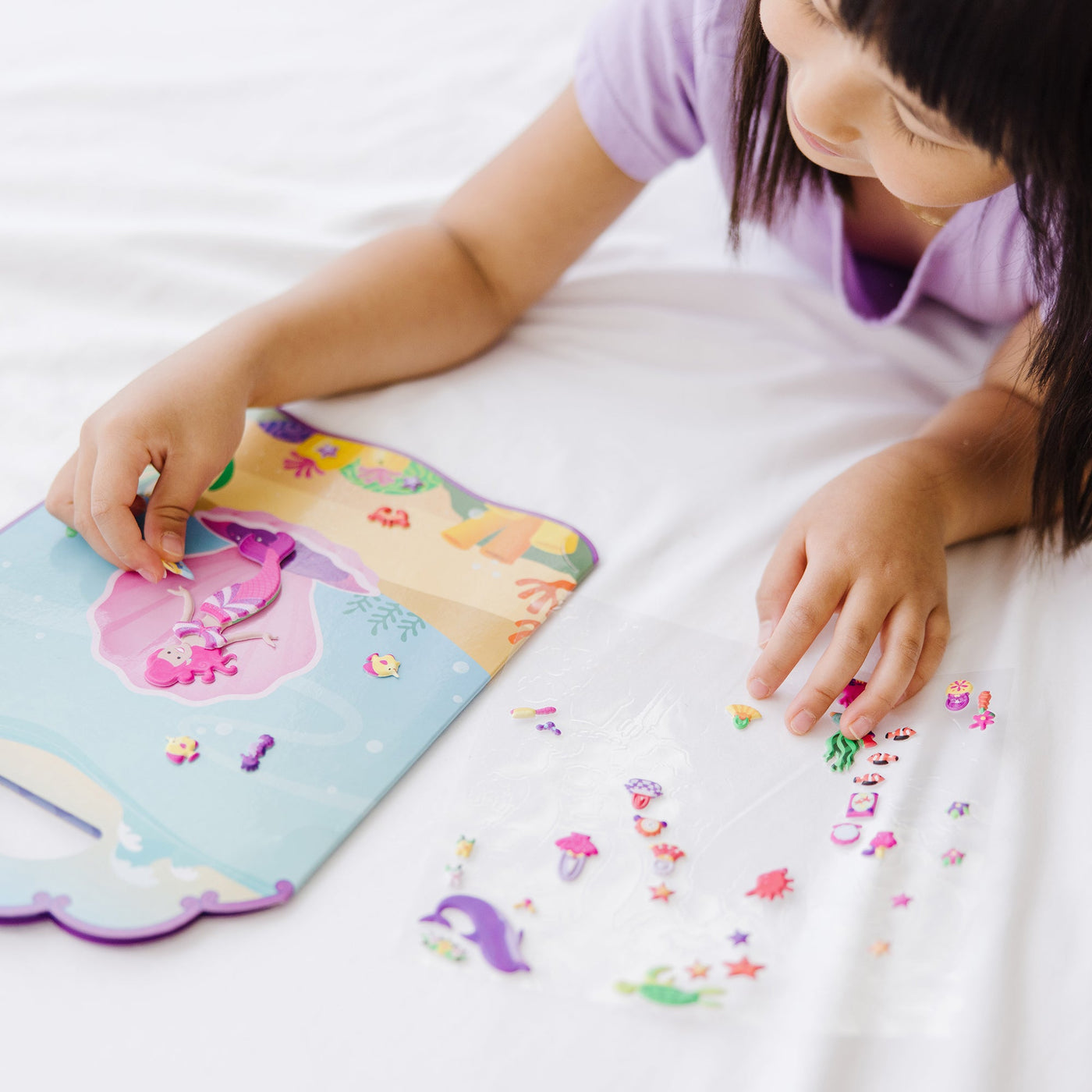Puffy Sticker Play Set - Mermaid Q9