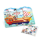 Puffy Sticker Play Set - Pirate I0