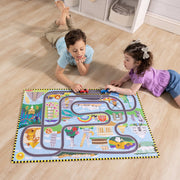 Race Around the World Tracks Floor Puzzle - 48 Pieces R5